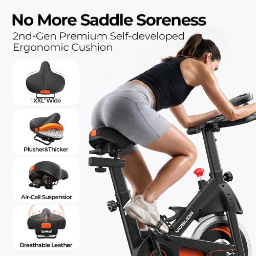 YOSUDA PRO Magnetic Exercise Bike 350 lbs Weight Capacity