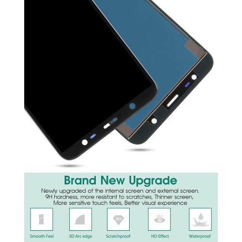 Screen Replacement for Samsung Galaxy J810 J8 2018 J810M J810F J810G J810Y J810GF TFT LCD Touch Screen digitizer Glass Assembly Kits 6.0(NOT AMOLED) Include Tempered Glass