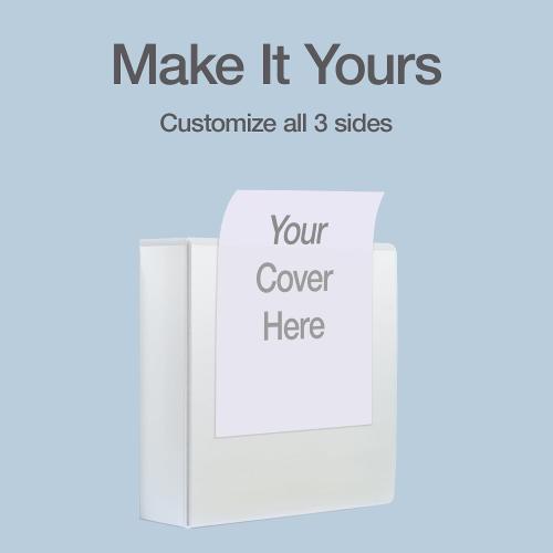 Oxford 3 Inch 3 Ring Binders, 2 Pack, White, Holds 750 Sheets