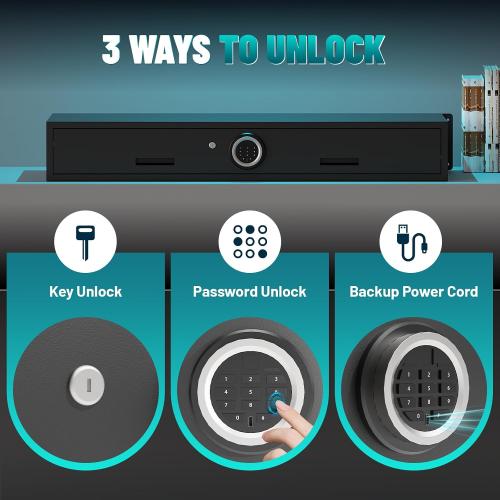 Under Bed Gun Safe for Rifles and Pistols, Gun Storage