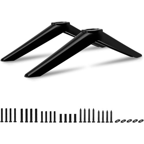 (Upgraded Version) Base Stand for TCL 32 40 43 49 50 55 65 Roku TV Legs, for 32S356 40FD2700 43S425 49S305 50S423 50S446 55S434 65S450R 65S425, TV Legs for TCL Roku TV Stand Legs wr Screws