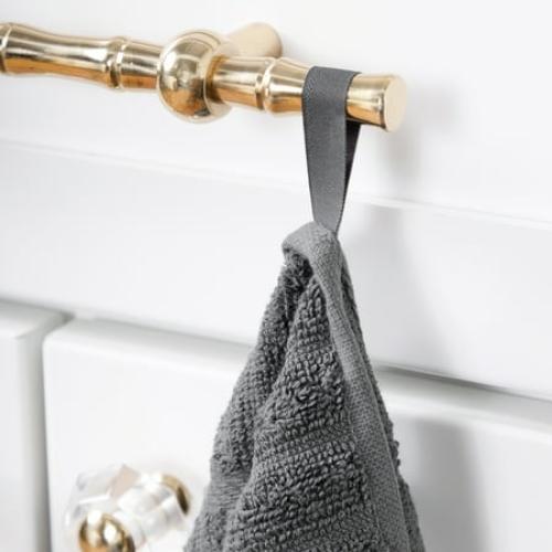 All-Clad Solid Cotton Kitchen Towel, 1-Pack, Pewter