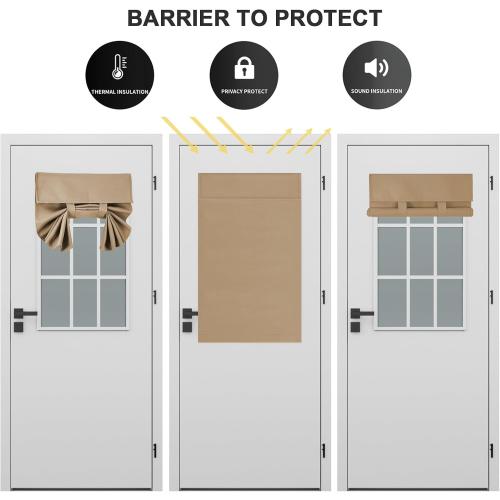 100% Blackout Door Curtains for Windows and Doors.