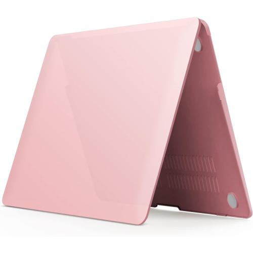 IBENZER Compatible with Old Version MacBook Air 13 Inch Case (2010-2017 Release). Models: A1466 / A1369, Plastic Hard Shell Case with Keyboard Cover for Mac Air 13, Rose Quartz, A1301RQ 1
