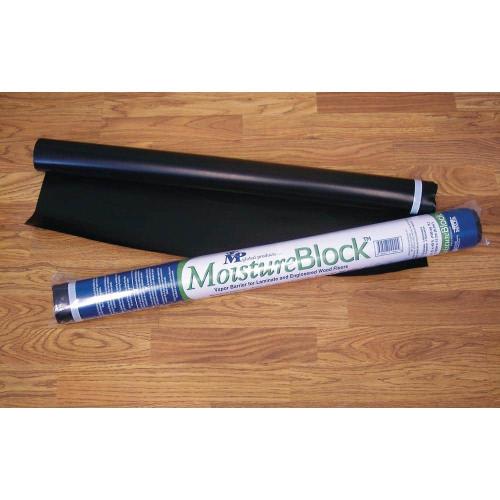 2 PACK MoistureBlock 100 sq. ft. Roll 30 x in. W x 40 x ft. L x 6 mm T Vapor Barrier Underlayment for Wood Laminate and Vinyl