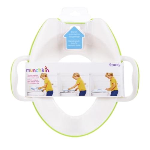 Munchkin® Sturdy™ Toddler Potty Seat, Built-in Handles, Green, Unisex‼️light dirt and good condition‼️
