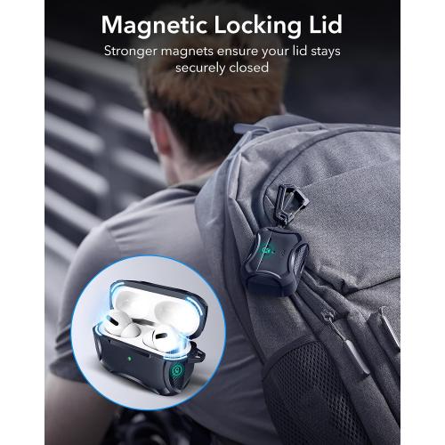 ESR for AirPods Pro 2 Case, Compatible with MagSafe, Navy Blue