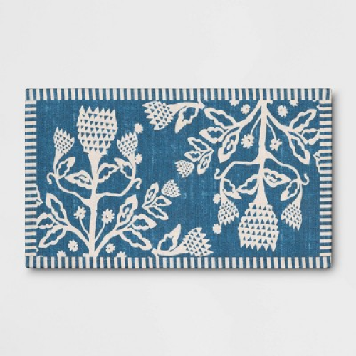 1'8x2'10 Rug Blue Floral - Threshold™
