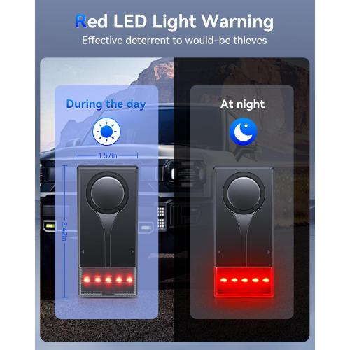 Car Alarm System with Motion Sensor, 108dB Anti-Theft Alarm Wireless Remote