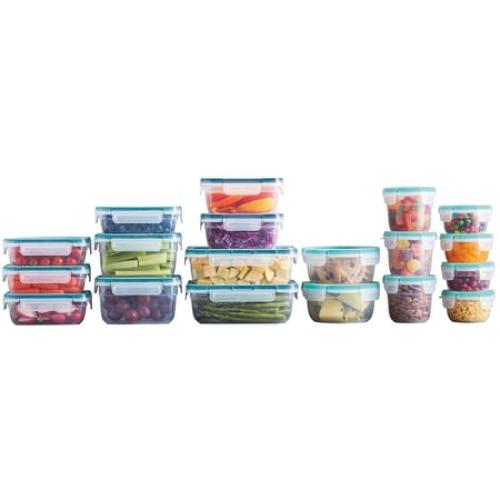 Snapware 38 Pieces Food Storage Airtight & Leak Proof Lids BPA Free Plastic