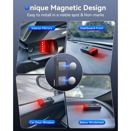 Car Alarm System with Motion Sensor, 108dB Anti-Theft Alarm Wireless Remote