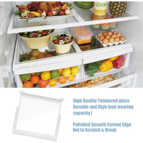 WPW10276348 Refrigerator Glass Shelf Compatible With Whirlpool, Kenmore maytag, Amana, Crosley and more, Part Number: W10276348, AP6018411, PS11751713, 1557829, 2309524