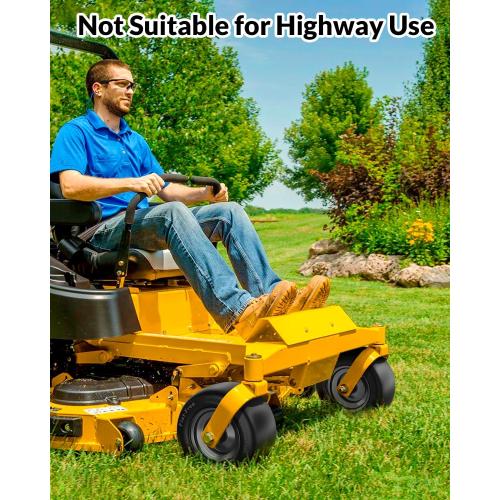 RONPOW 11x6.00-5 Flat Free Zero Turn Lawn Mower Tires, 400lb Load Capacity USED ‼️