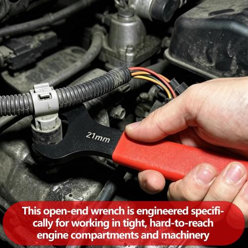 Single Open End Wrench 68mm Metric Thin Spanner for Automotive Repair