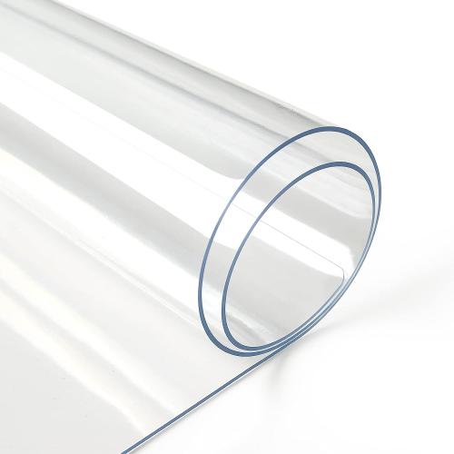 Deep Dream 1.5mm Thick 44 Inches Clear Round Table Protector, Round Table Cover, Tablecloth Protector, Table Protector for Dining Room Table & Office