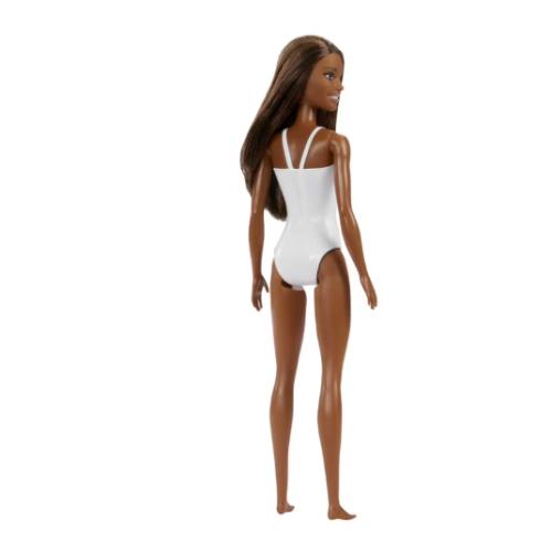 Barbie GPB17 Beach Blonde Doll One-Piece Swimsuit with American Flag Inspired Design for Children Toy