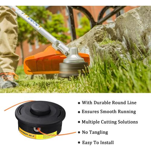 25-2 Bump Feed Trimmer Head Compatible with Stihl Weed Eater Head