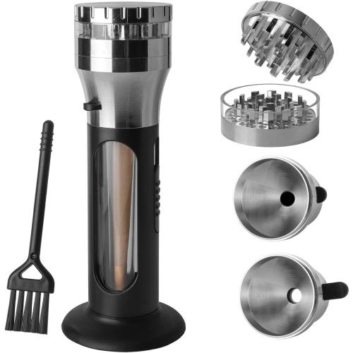 Herb Grinder Cone Loader Grinder Roller，Portable Grinder and Cone Filler