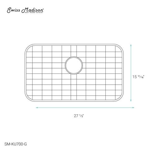 30 in. x 18 in. Stainless Steel, Undermount Kitchen Sink Grid