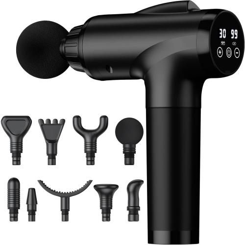 Massage Gun Deep Tissue, Handheld Electric Muscle Massager, High Intensity Percussion Massage Device for Pain Relief with 9 Attachments,Pallet of Product