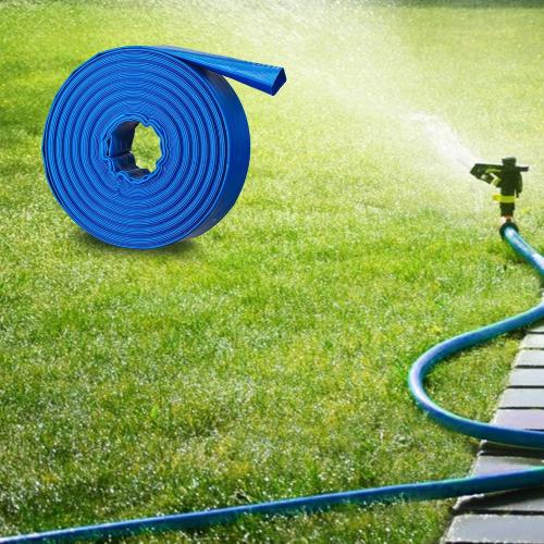 2x100FT Pool Backwash Hose, Lay Flat, Drain & Sump, 2 Clamps