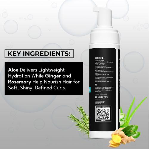 Miche Beauty Set Gel to Foam Mousse - Lightweight Styling Foam for All Hair Types, Long-Lasting Hold & Definition, Flexibility & Frizz Control, 7.5 fl oz