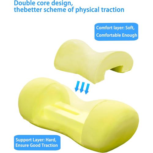 Bespilow Small Neck Roll Pillow for Sleeping, Neck Pillows for Pain Relief