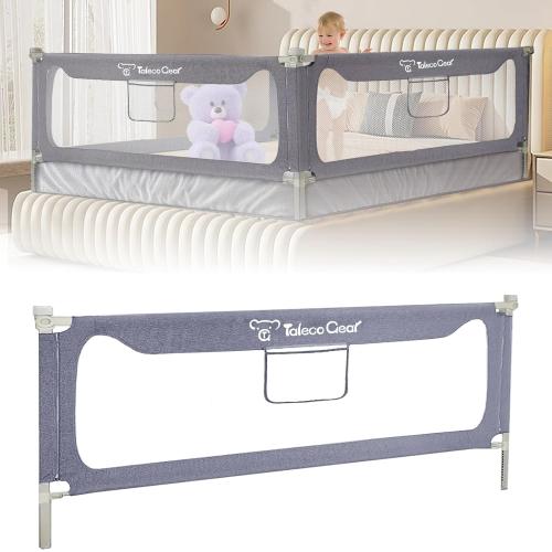 G TALECO GEAR Bed Rail for Toddlers, Stable Protective Bed Side Rails, Baby Bedrail Guard for Twin Full Queen & King Size Bed (78.7 Inch, 1 Piece)