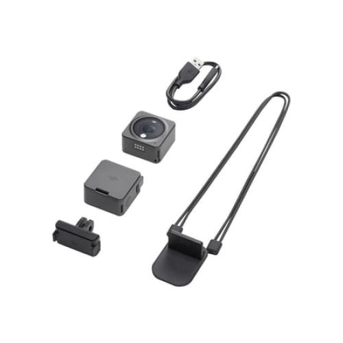 DJI Action 2 - Power Combo - action camera - 4K / 60 fps - 12.0 MP - Wi-Fi, Bluetooth - underwater up to 30ft