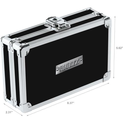 Vaultz Locking Pencil Box, Camo Design, Key Lock, Mesh Pocket