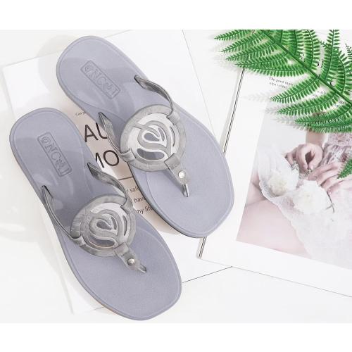 ONCAI Womens Flip Flops Fashion Flat Sandals Summer Vacations Casual Cute Slip On Dressys Sandals for Woman Size 6-11