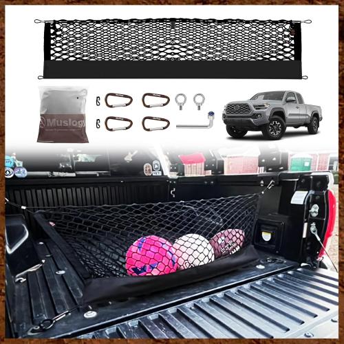Muslogy Cargo Net for Toyota Tacoma 2005-2022 2023 Accessories