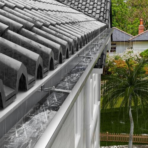 Benfar 25Pack 5in Gutter Hangers with Pre-Inserted Screw BR05