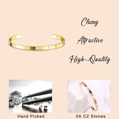 Fansilver 14K Gold Bracelets for Women Trendy Bangle Cuff Chain Bracelets Set Gold Plated Paperclip Bead Tennis Bracelet Chunky Gold Filled Bracelet Stack 3/4PCS