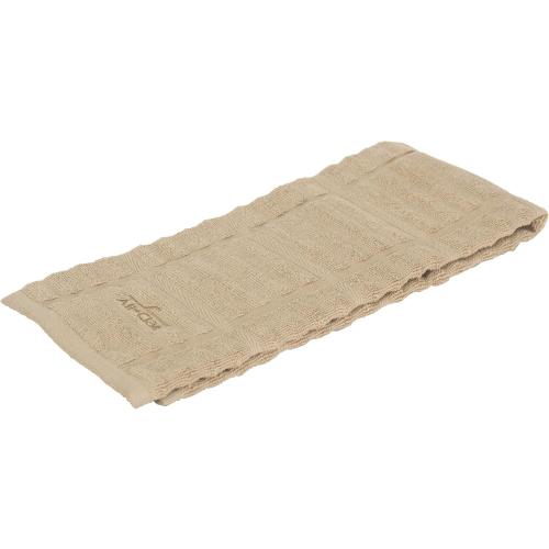 All-Clad Solid Kitchen Towel: Highly Absorbent, Super Soft Long Lasting - 100% Cotton, 17x30 Tea Towel for Cleaning & Drying Dishes, Pans, Glassware, or Countertops, (2Pack), Cappuccino