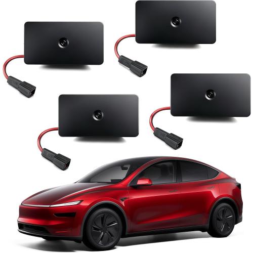 Tesla Model Y/3/X/S/YL Accessories Car Door Lights Logo Projector, 4 Pcs
