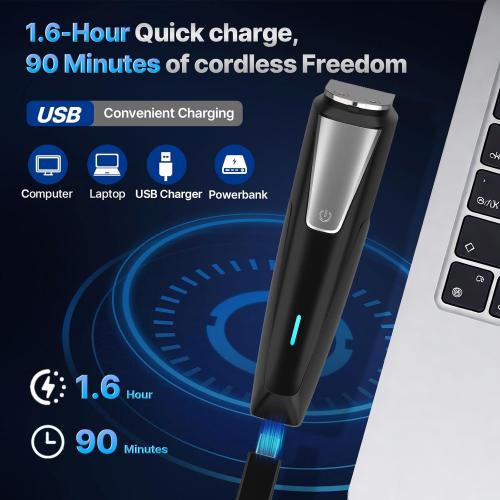 Valano Beard Trimmer Hair Clippers for Men All-in-One Self-Sharpening Electric Men's Cordless Rechargeable Mustache Grooming Kit Gift for Ear Nose Body Public