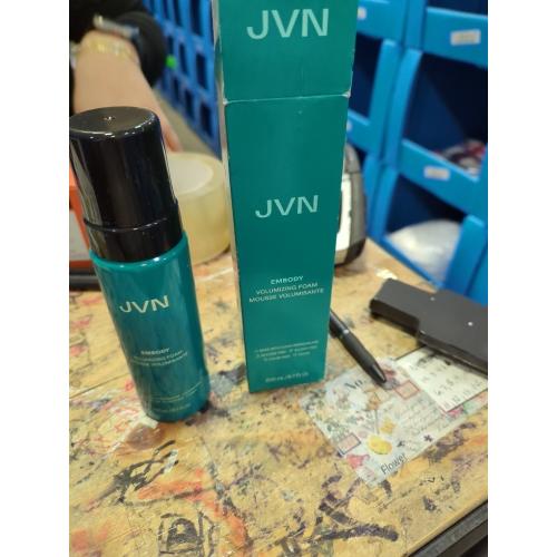 JVN Embody Volumizing Foam, Clean, Volume-Boosting Foam for All Hair Types, Color Safe, Sulfate-Free, 6.7 Fluid Ounces