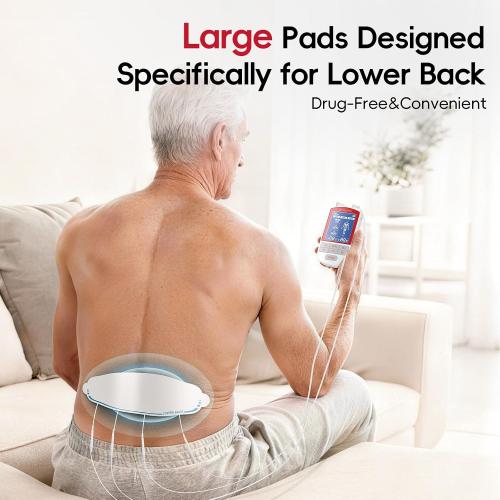 Comfytemp 3-in-1 TENS Unit with Large Back Pad, Pain Relief & EMS&User Mode