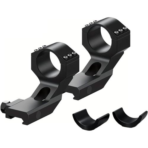 Gotical Mounts Offset Scope Rings for Picatinny Rail System, Flashlight Fixture, Bicycle Clamp, 30mm, 25.4mm, 1.18, 1Inch Diameter