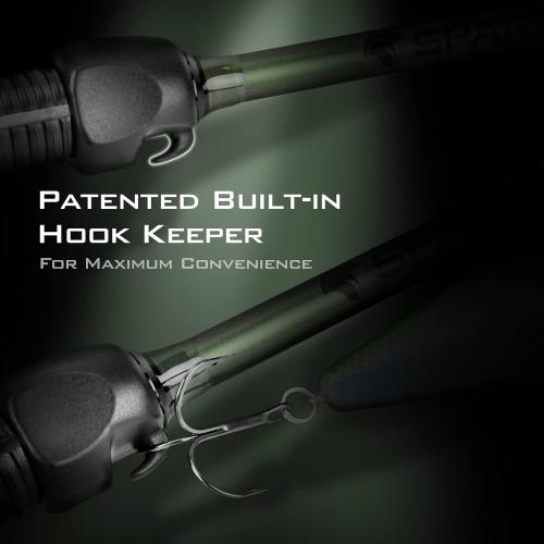 KastKing Spartacus II Twin-Tip Spinning & Casting Fishing Rods | 2-Piece Rods with Extra Tip Section, IM6 Graphite Blanks, PTS Power Transition System, KastFlex Tech, Rubber Cork Handle