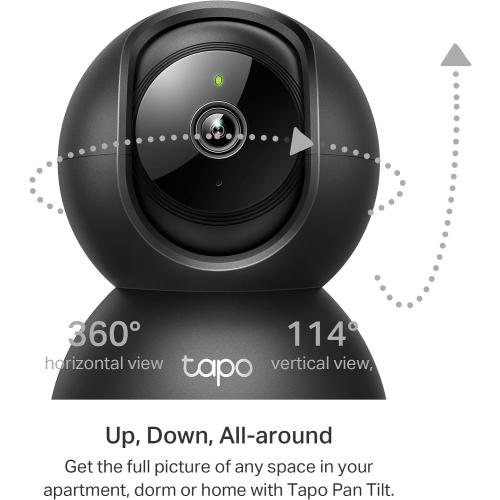 Tapo 2K Pan Tilt Security Camera for Baby Monitor, Dog Camera,C211(2-Pack)