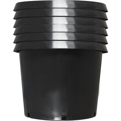 5 Pack 20 Gallon HDPE Nursery Pot Planter Grower Flower Pot