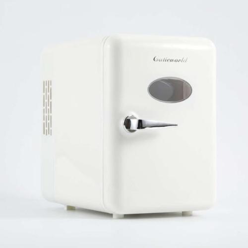 CUTIEWORLD 4L Fridge for Refrigerating Makeup, white