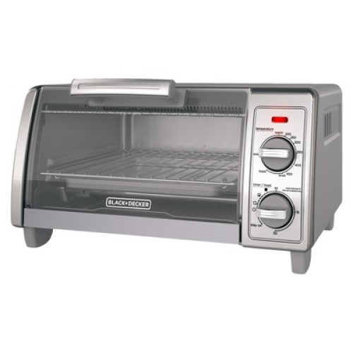 BLACK DECKER 4 Slice Toaster Oven - Silver - TO1700SG❗MAY HAVE MISSING PIECES/NEEDS CLEANING❗