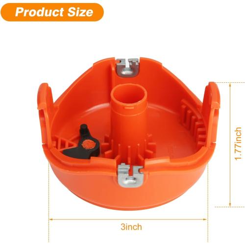 THTEN RC-065-P 90517175 Spool Cover Cap Fit for Black Decker GH700 3PK