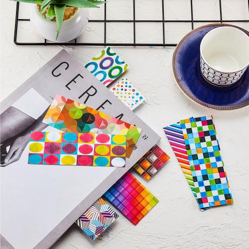 160 Pcs Laminated Book Markers Optical Reading Creative Bookmarks
