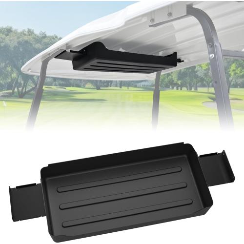 SAUTVS Front Overhead Storage Tray for Club Car DS 2006 Golf Cart Accessories, Roof Front Storage Box Ceiling Organizer Tray Compatible with Club Car DS 2006 Standard Factory Golf Cart