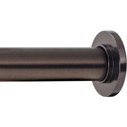 Ivilon Tension Curtain Rod - Spring Tension Rod for Windows or Shower, 36 to 54 Inch. Oil Rubbed Bronze ORB