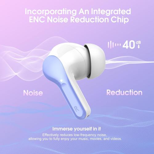 Wireless Earbuds, Bluetooth 5.4 Headphones HiFi Stereo, Bluetooth Earbuds